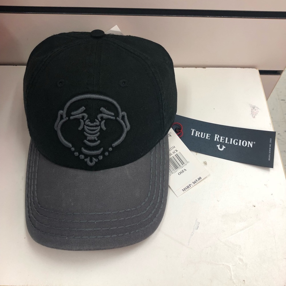 True Religion 3D Buddha Hat Adjustable